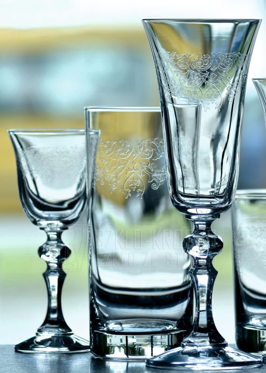 Komplet kieliszków i szklanek KROSNO KRISTA-DECO 36 el.