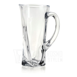 Kryształowy dzbanek do soku Bohemia Quadro 1,1 L