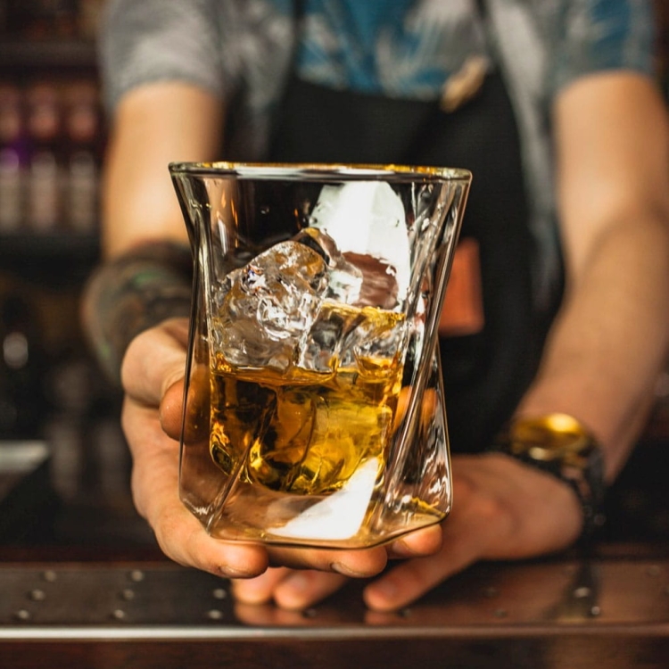 Oryginalna szklanka do Whisky z podwójną ścianką 300ml
