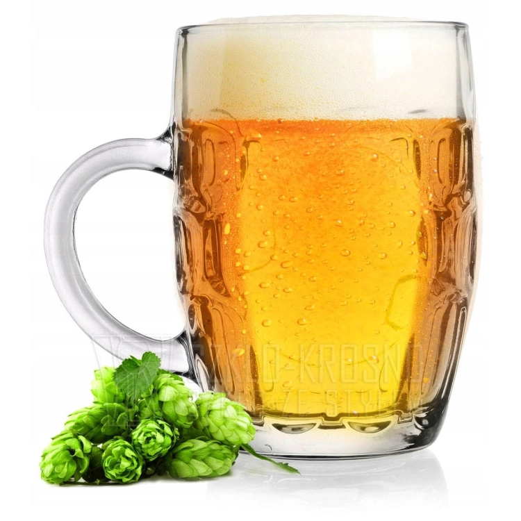 Klasyczne kufle z rączką do piwa 500 ml