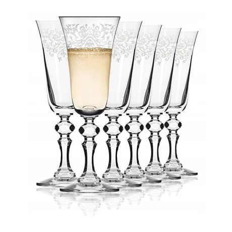 Przejdź do produktu Kieliszki do szampana KROSNO KRISTA-DECO 150ml