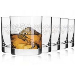 Szklanki do whisky soku KROSNO KRISTA-DECO 300ml