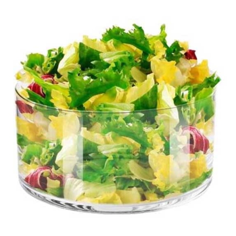 Przejdź do produktu Szklana salaterka KROSNO Glamour 24 cm na sałatki, owoce 