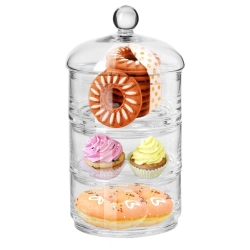 Komplet pojemników kuchennych z przykrywką KROSNO Glamour | Servo Line