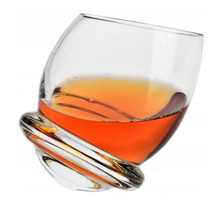Szklanki do whisky "bujające się" KROSNO Handmade ROLY-POLY 200ml