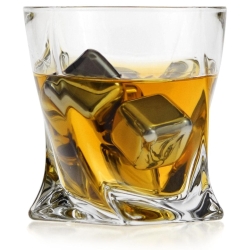 Ekskluzywne kryształowe szklanki do whisky Bohemia Quadro 6 szt.