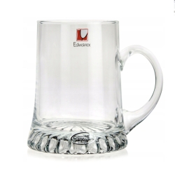 Duży kufel z rączką do piwa 1000ml