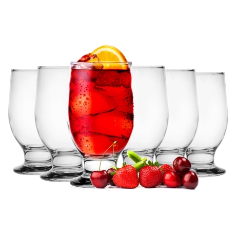 Przejdź do produktu Szklanki na nóżce, pokale koktajlowe 270 ml 