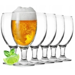 Szklanki na nóżce do piwa 500 ml