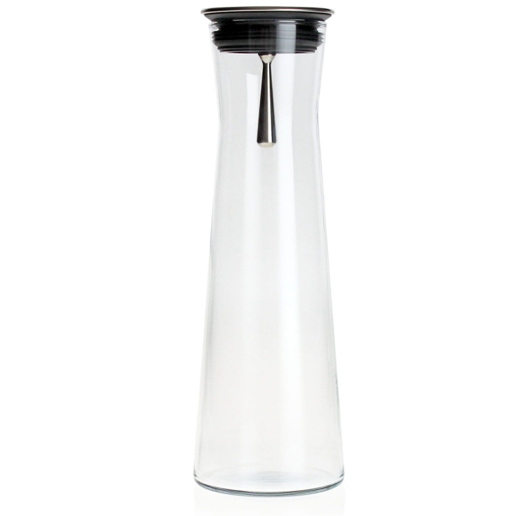 Karafka do wody, soku, wina SIMAX Indis 1100ml - CZARNA POKRYWKA