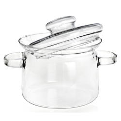 Szklany garnek żaroodporny z przykrywką SIMAX Nyko 2,0L