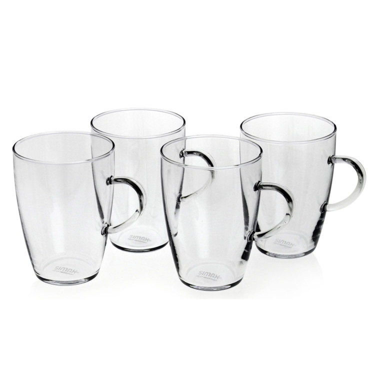 Szklanki żaroodporne LYRA 400 ml Kpl. 4 Szt. Simax