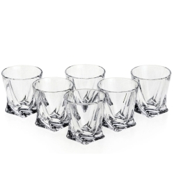 Kieliszki do wódki Bohemia Quadro - KRYSZTAŁ 55 ml