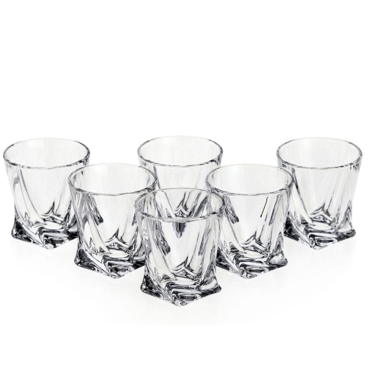 Kieliszki do wódki Bohemia Quadro - KRYSZTAŁ 55 ml