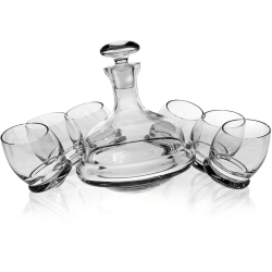 Komplet do whisky KROSNO Handmade ROLY-POLY 6+1