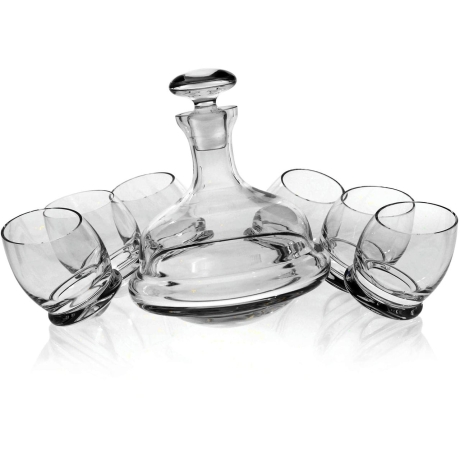 Przejdź do produktu Komplet do whisky KROSNO Handmade ROLY-POLY 6+1