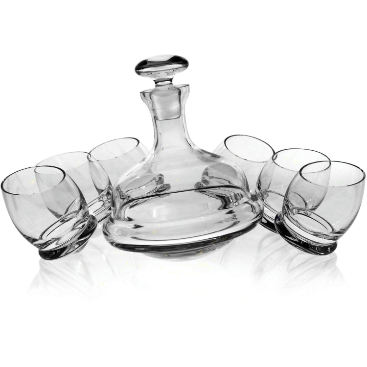 Komplet do whisky KROSNO Handmade ROLY-POLY 6+1