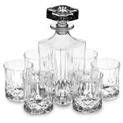 Zestaw do whisky szklanki(300ml) + karafka RCR OPERA 6+1