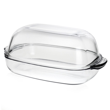 Przejdź do produktu Duże żaroodporne naczynie z pokrywą do pieczenia SIMAX 8L