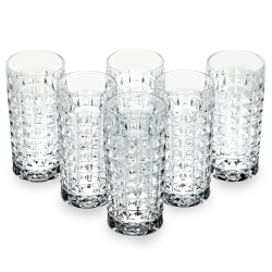 Kryształowe Szklanki Long drink do soku, wody Bohemia DIAMOND 260 ml
