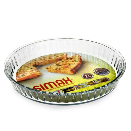 Przejdź do produktu Żaroodporna szklana forma na tartę SIMAX 1,7 L 28 cm
