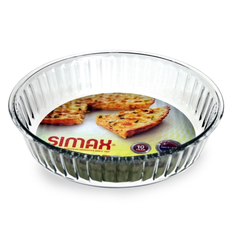 Przejdź do produktu Żaroodporna szklana forma na tartę SIMAX 2,1 L 26 cm