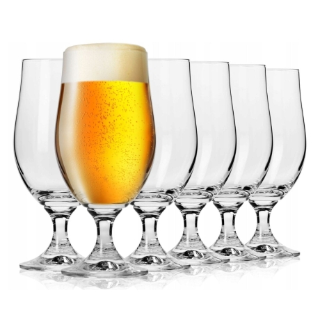 Przejdź do produktu Pokale do piwa LAGER KROSNO Harmony | 330 ml | 6 szt.