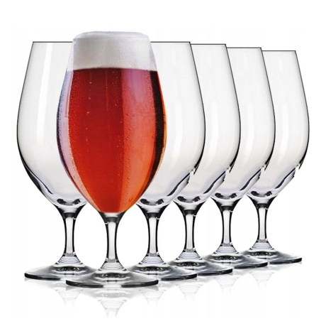 Przejdź do produktu Stylowe pokale, kieliszki do piwa KROSNO Harmony | 400 ml | 6 szt.