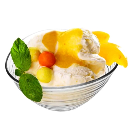 Przejdź do produktu Szklana trójkątna salaterka prążki 12 cm