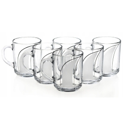 Komplet kubków do kawy, herbaty 220 ml PŁETWA