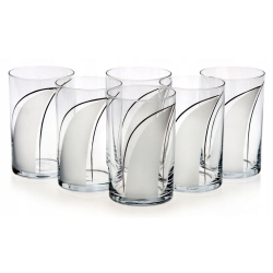 Komplet szklanek do kawy, herbaty 250 ml PŁETWA