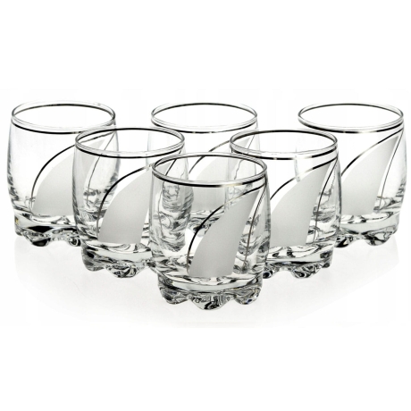 Przejdź do produktu Komplet szklanek do whisky 250 ml SATYNOWA ŁEZKA