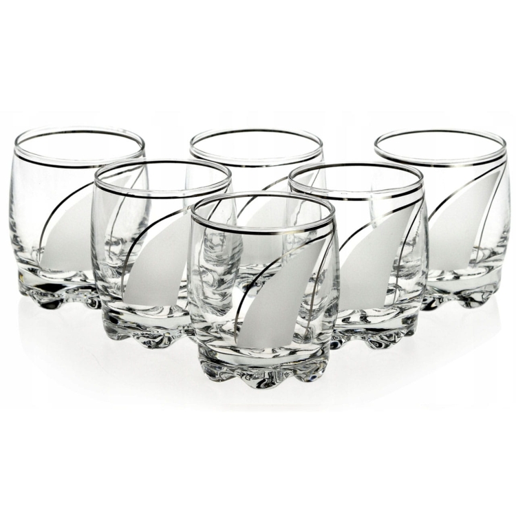 Komplet szklanek do whisky 250 ml PŁETWA