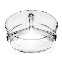 Salaterka trójdzielna na przekąski, słodycze KROSNO Sweet&amp;Savoury 24 cm