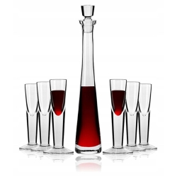 Komplet do likieru wódki nalewek KROSNO Empire 6+1