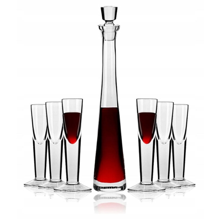 Komplet do likieru wódki nalewek KROSNO Empire 6+1