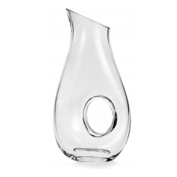 Karafka, dzbanek z otworem do serwowania wina, wody, napojów 1,2L - 2 gatunek (SZ)