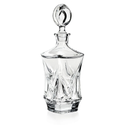 Ekskluzywna KRYSZTAŁOWA karafka do whisky Bohemia JIHLAVA 800 ml