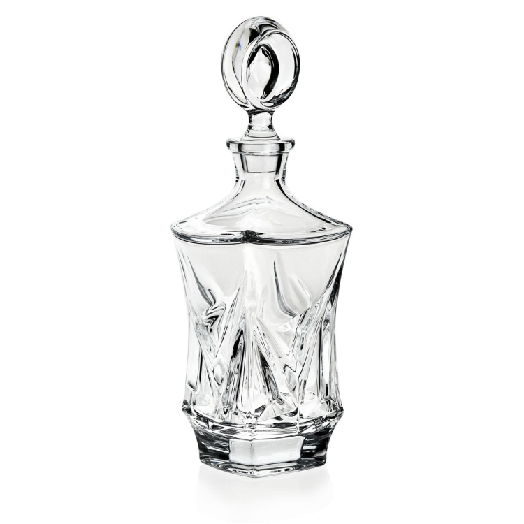 Ekskluzywna KRYSZTAŁOWA karafka do whisky Bohemia JIHLAVA 800 ml