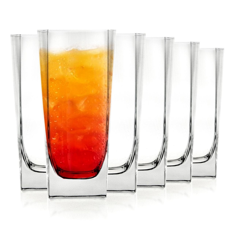 Wysokie szklanki do soku drinków Luminarc 330 ml 6 sztuk