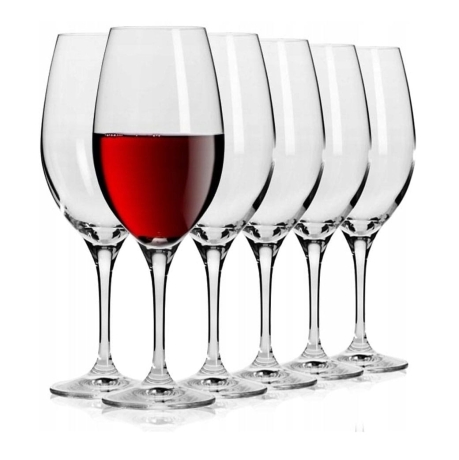 Przejdź do produktu Kieliszki do wina czerwonego Pinot KROSNO Elite | 450 ml | 6 szt.