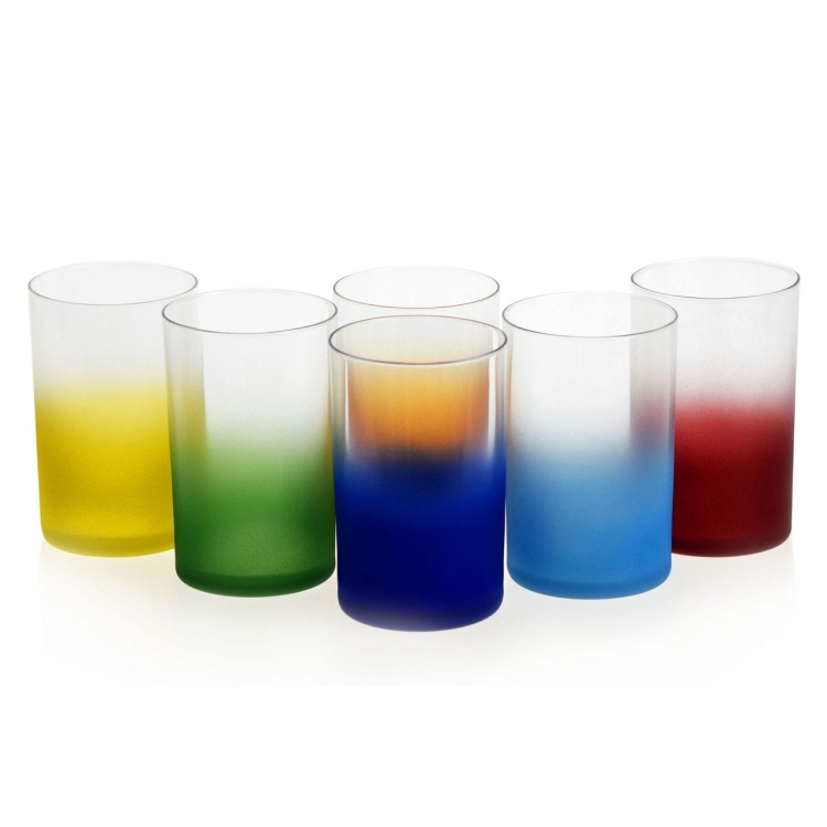 Kolorowe szklanki dla dzieci do herbaty soku 250ml