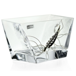 Ekskluzywna salaterka piórko 125/PLK stylizowana na Swarovski