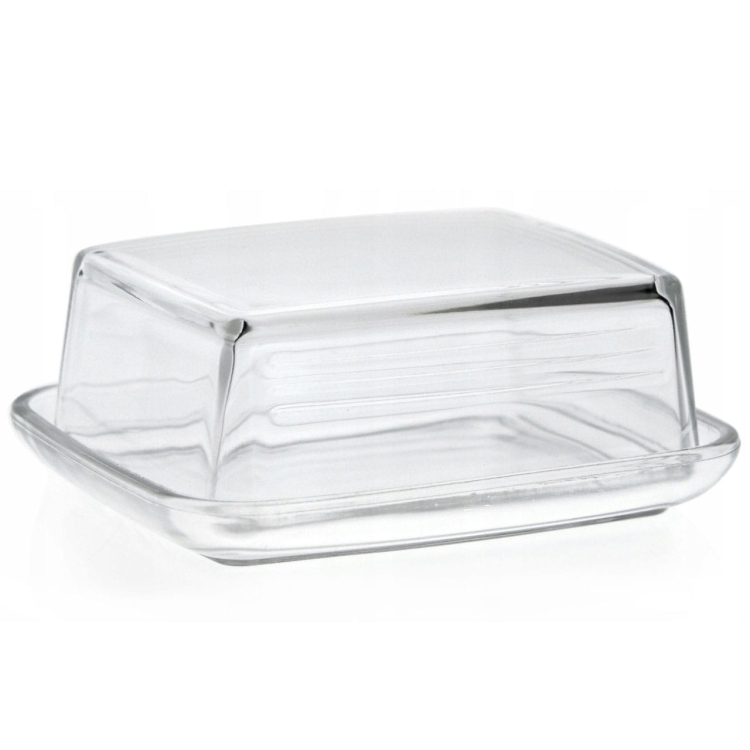 Szklana maselnica z pokrywką maselniczka 481.1550