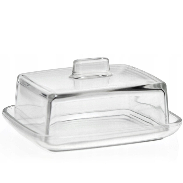 Szklana maselnica z pokrywką maselniczka 481.949