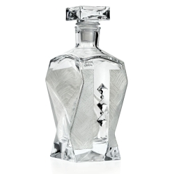 Ekskluzywna karafka 4K matowa zdobiona kryształami