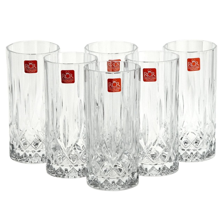 Ekskluzywne szklanki long drink RCR Opera 350ml