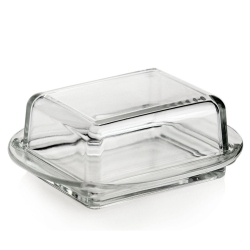 Szklana maselnica z pokrywką maselniczka 481.2195