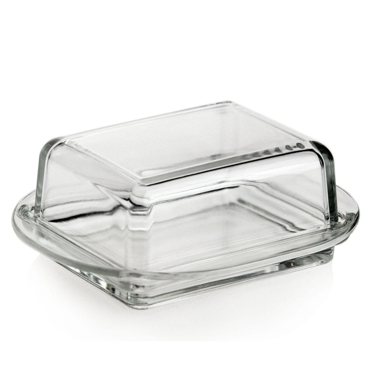 Szklana maselnica z pokrywką maselniczka 481.2195