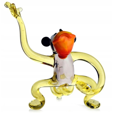 Przejdź do produktu Szklana FIGURKA rzeźba na prezent MAŁPA L036